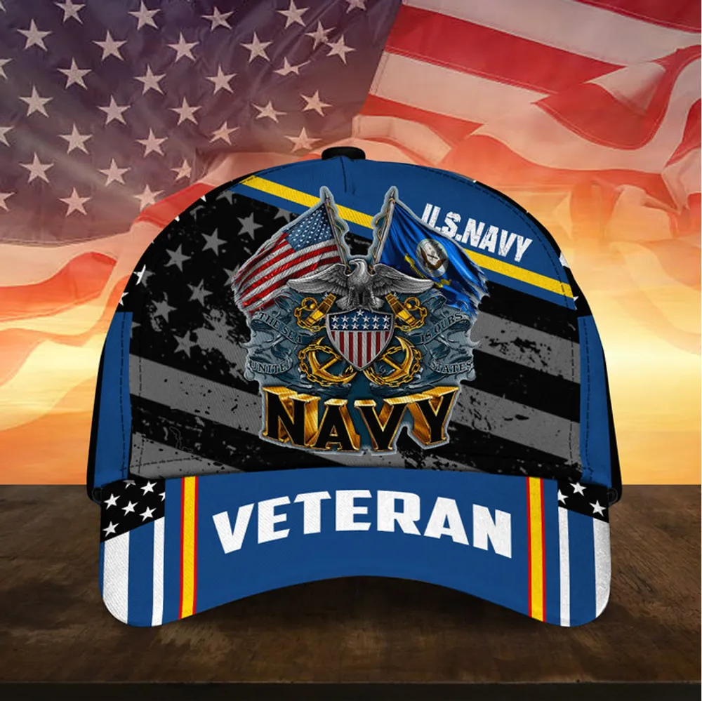 Premium Multiple US Military Services Veteran 3D Cap