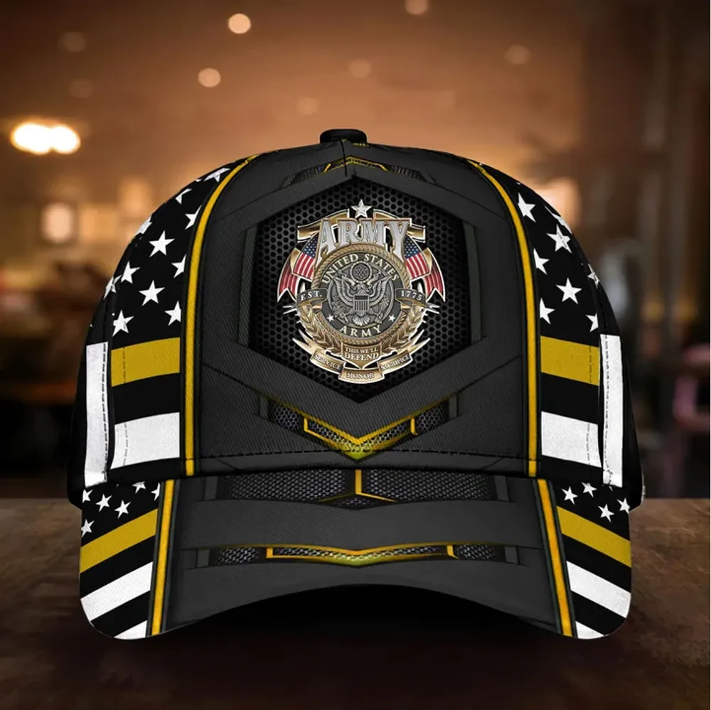 Premium Multiple US Military Services Veteran Cap