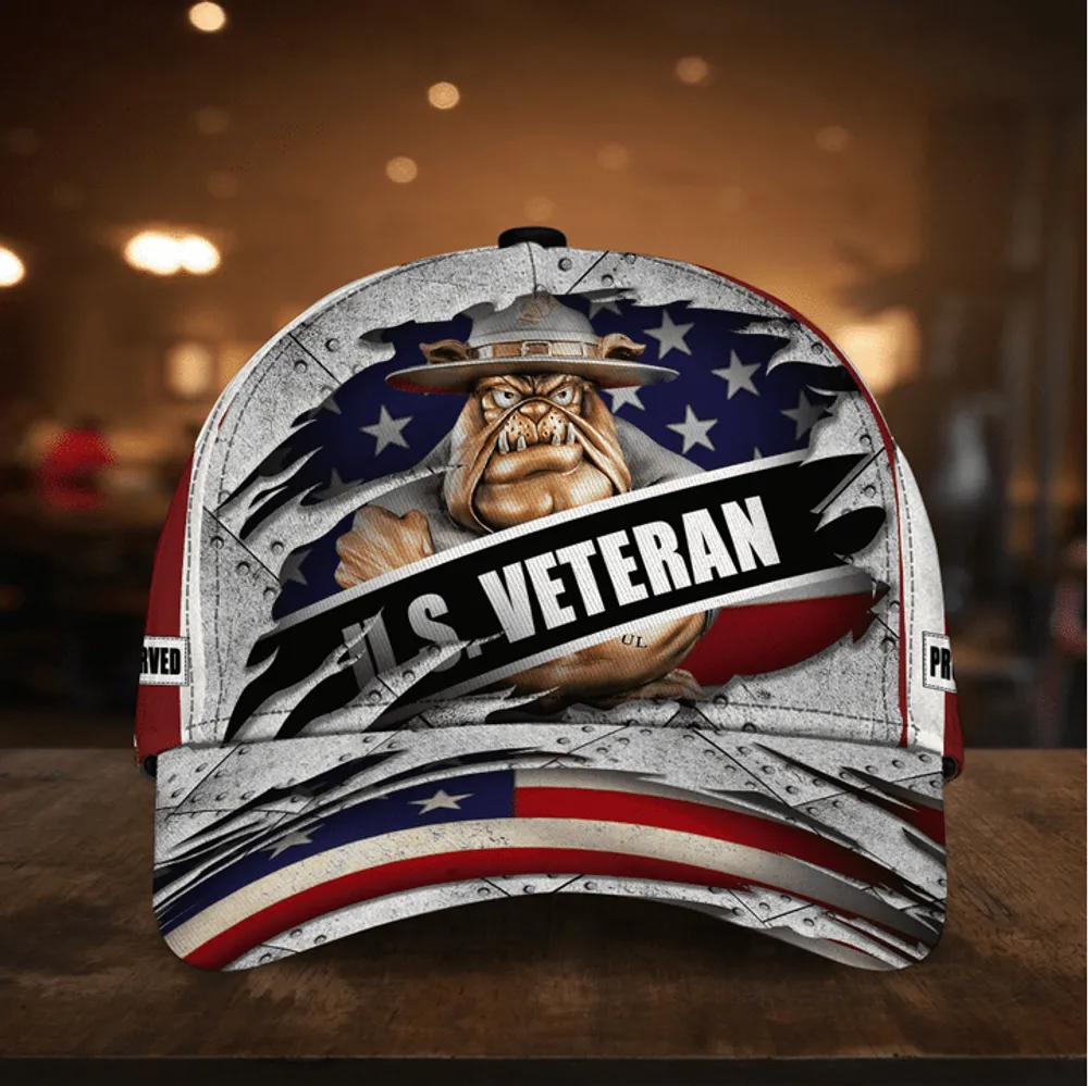 Premium Multiple US Military Services Veteran Cap