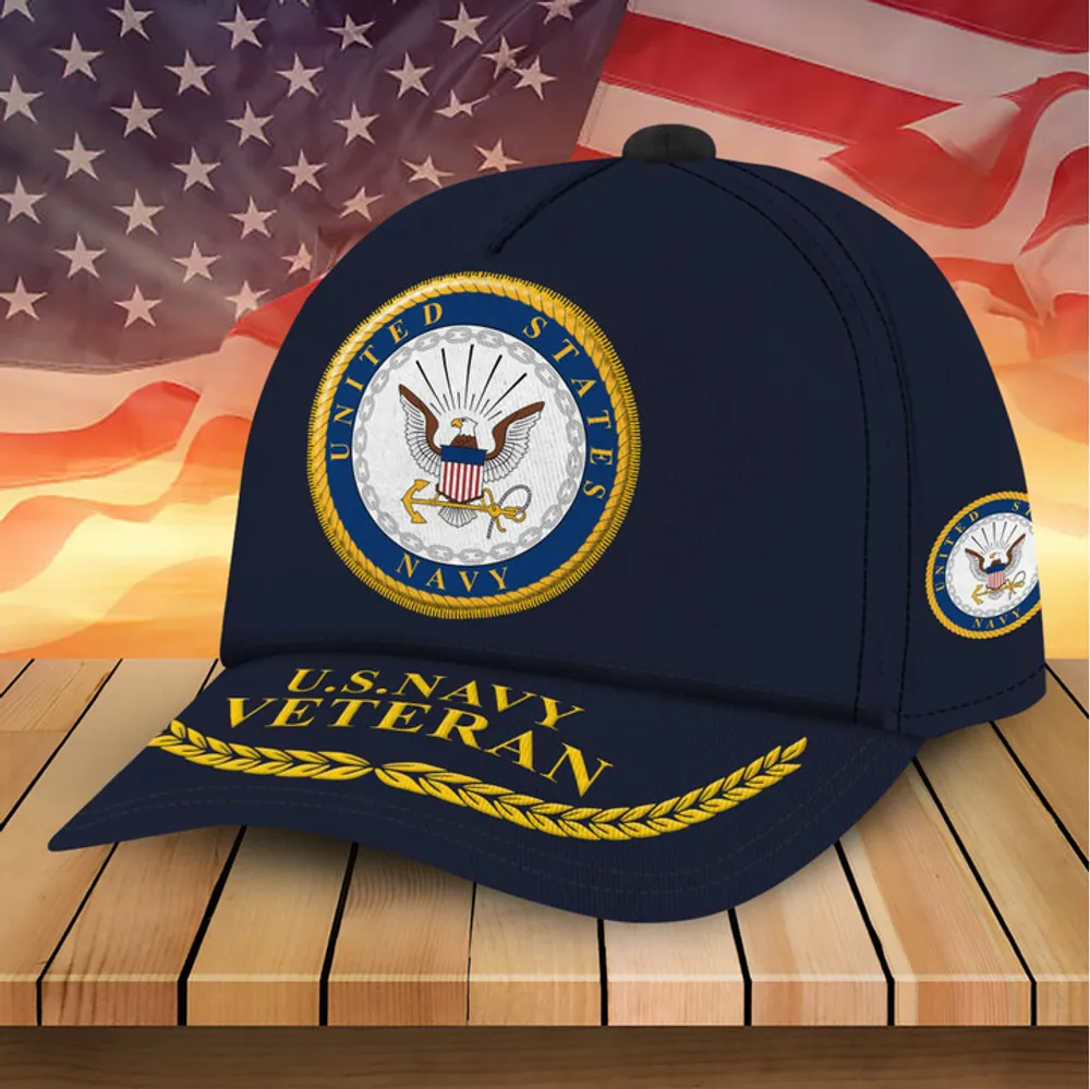 Premium Multiple US Military Services Veteran Cap