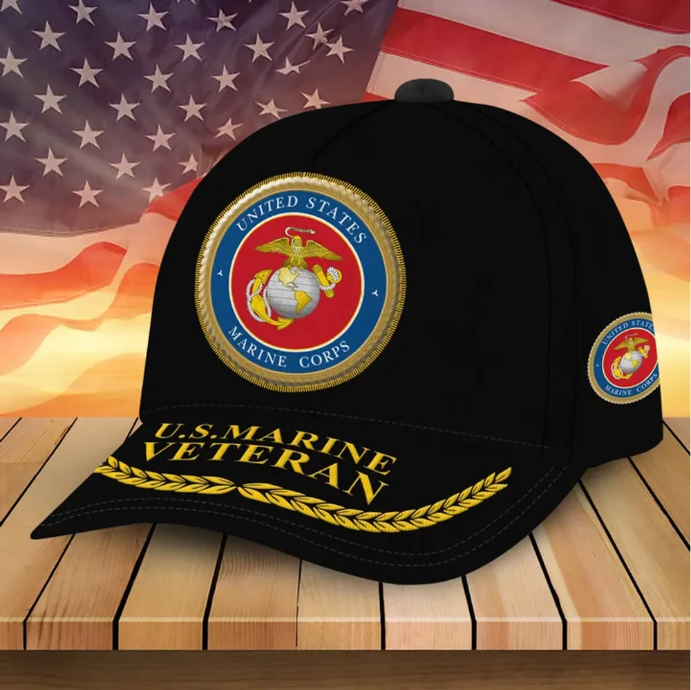 Premium Multiple US Military Services Veteran Cap