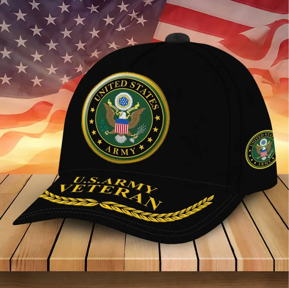 Premium Multiple US Military Services Veteran Cap