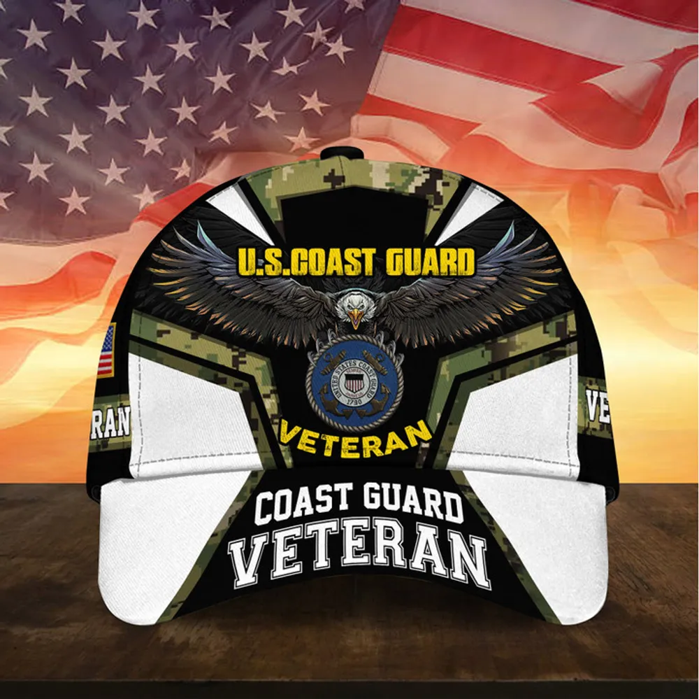 Unique Multiple Service Veteran 3D Cap