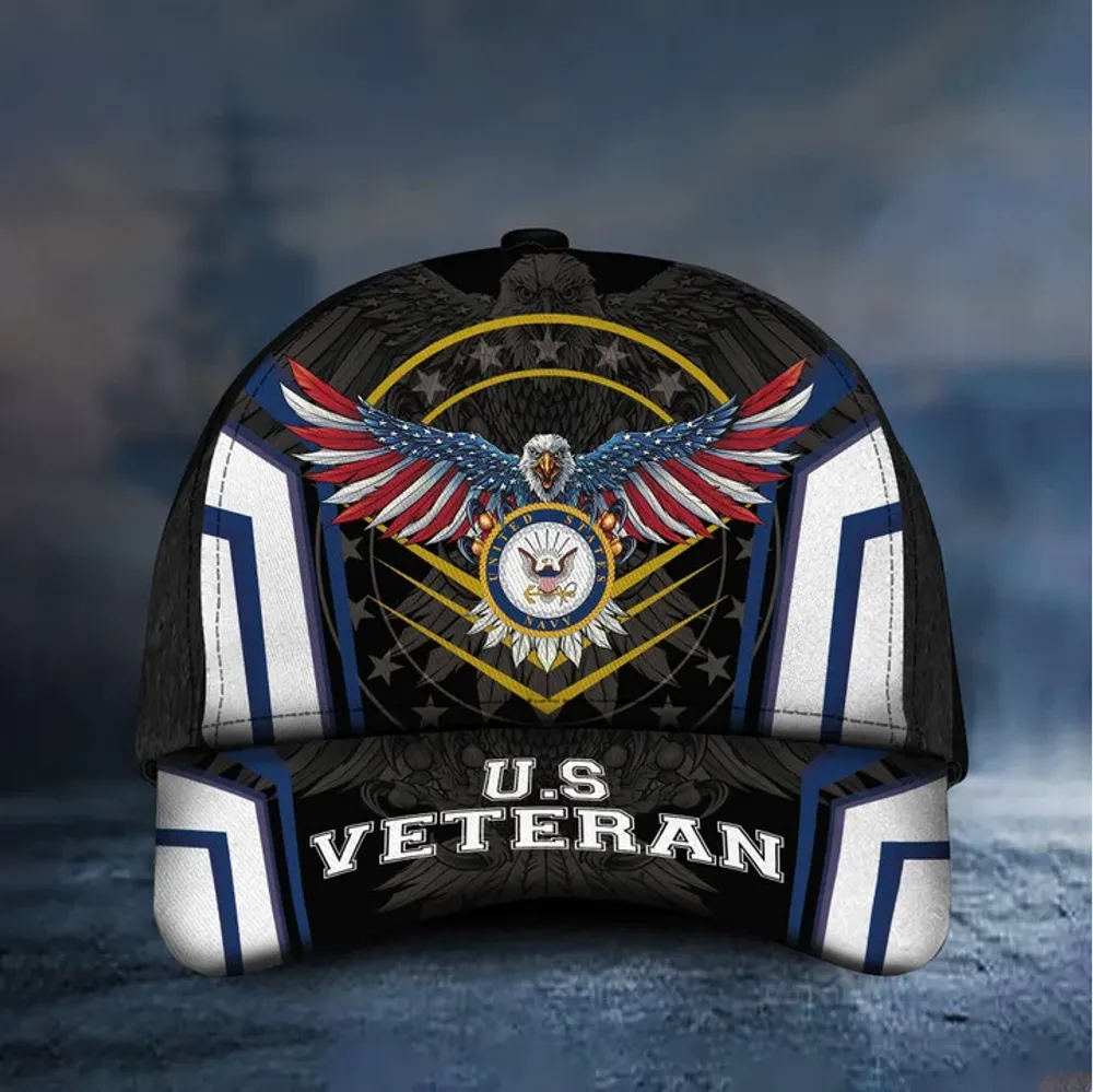 Premium Multiple US Military Services Veteran 3D Cap