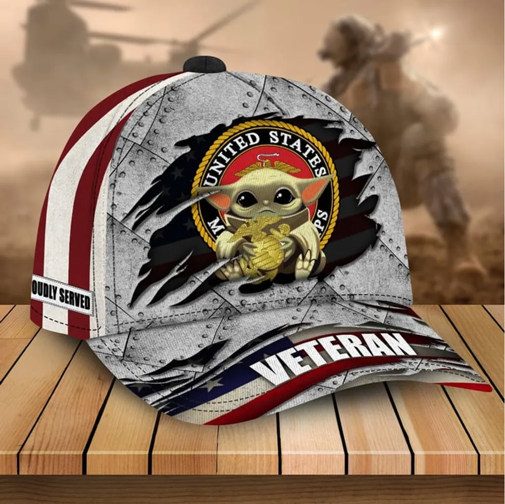 Premium Multiple US Military Services Veteran 3D Cap