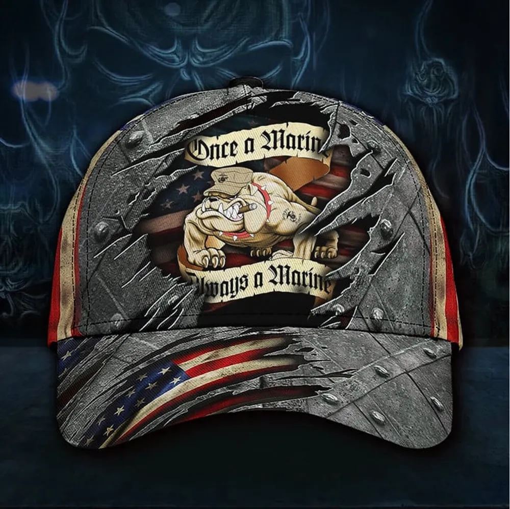 Premium Unique U.S Marine Corps Veteran Cap