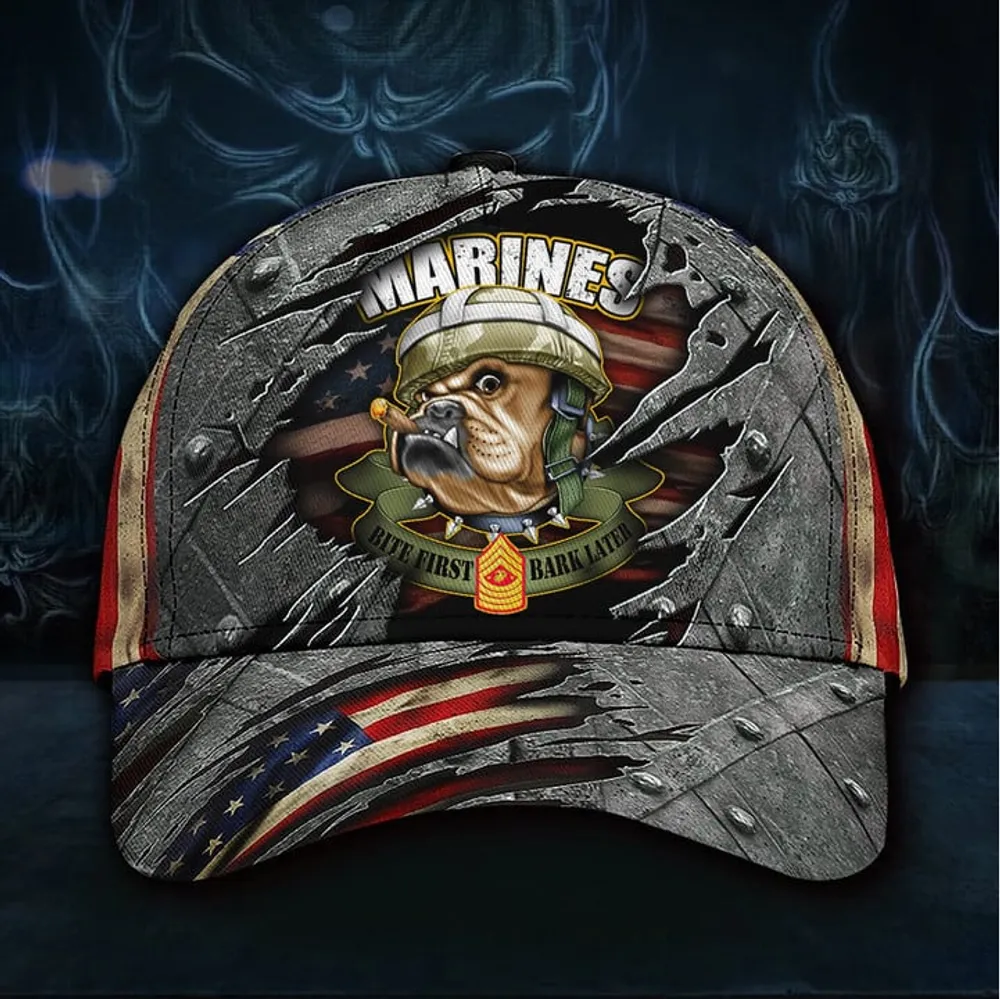 Premium Unique U.S Marine Corps Veteran Cap