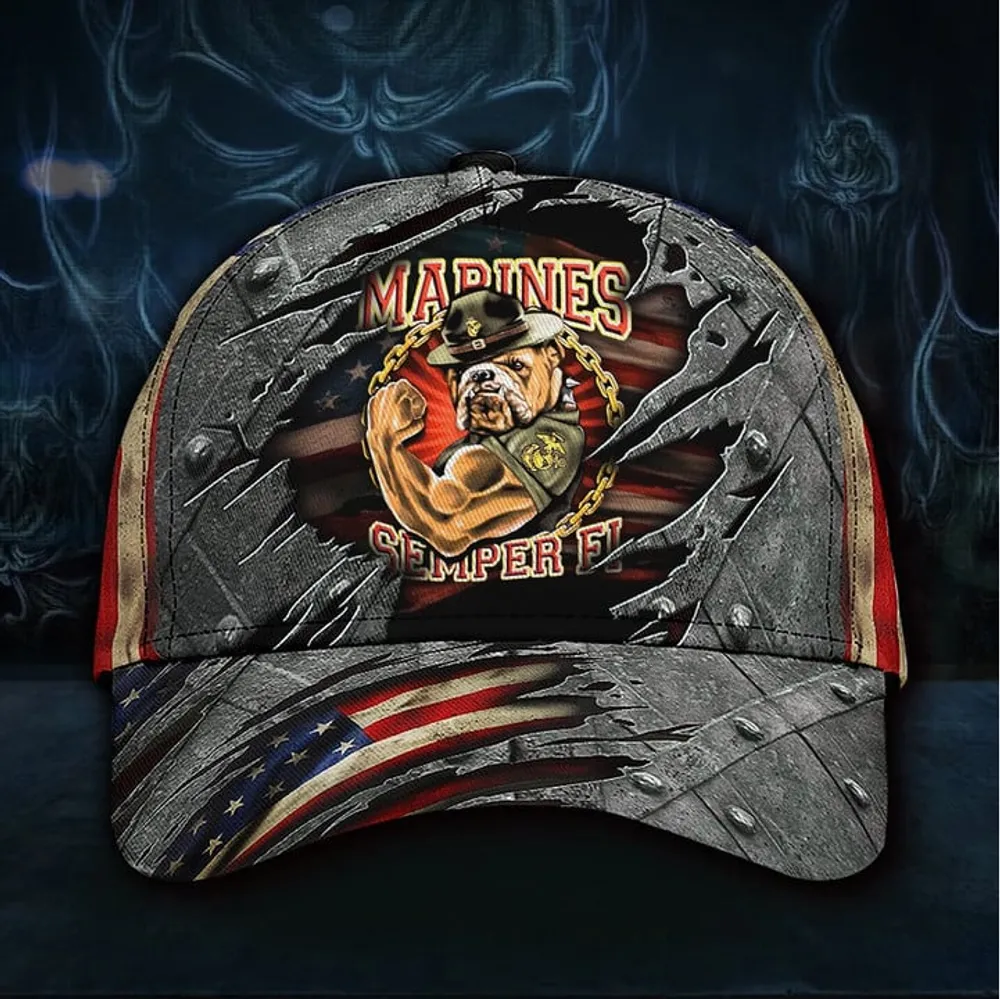 Premium Unique U.S Marine Corps Veteran Cap