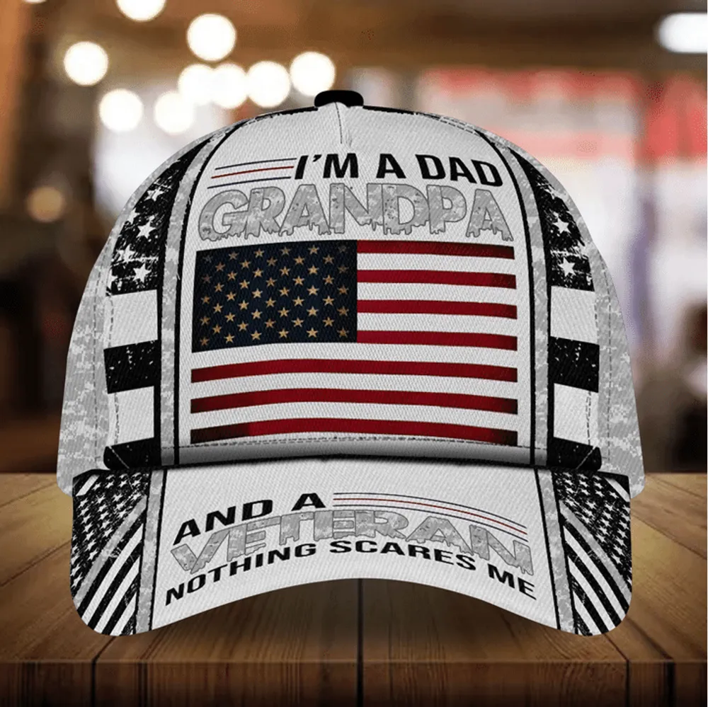 The Best Veteran Cap 3D Cotton Camo