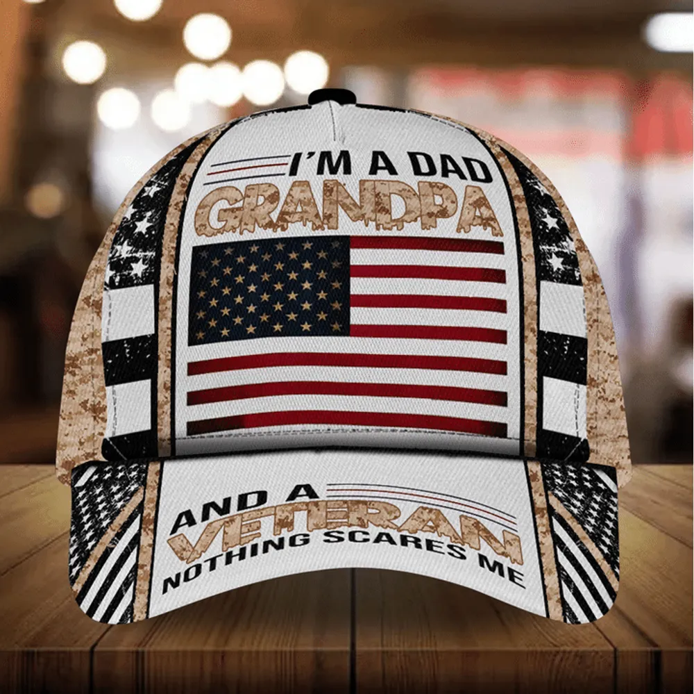 The Best Veteran Cap 3D Cotton Camo