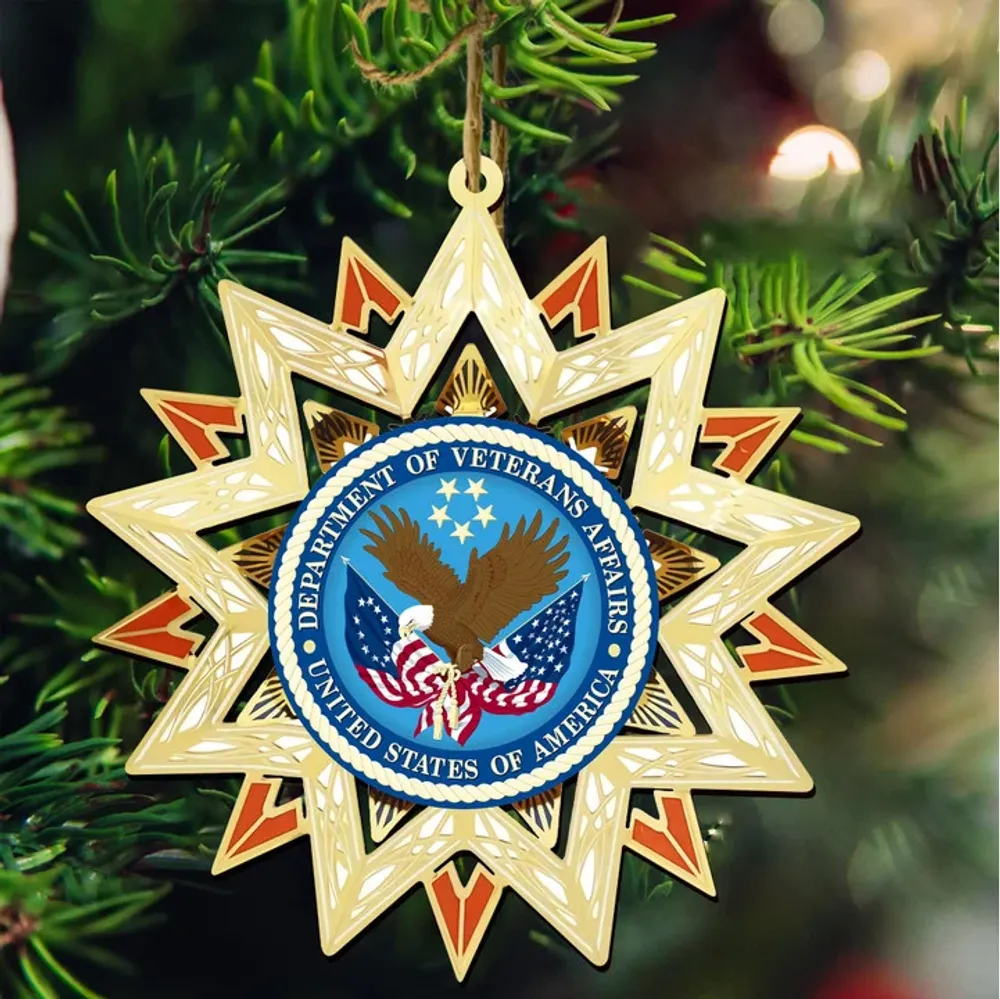 Premium US Veteran Ornament