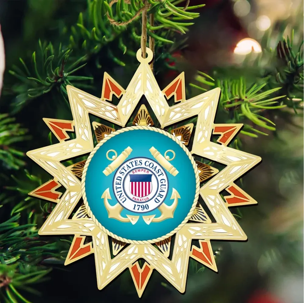 Premium US Veteran Ornament