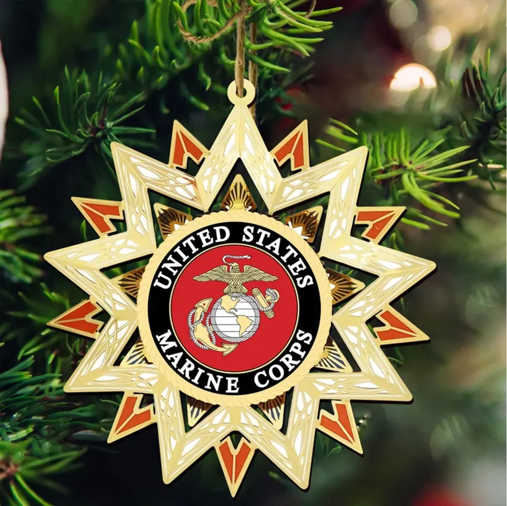 Premium US Veteran Ornament