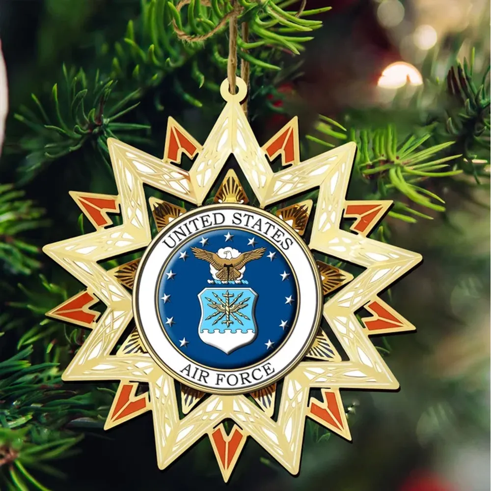 Premium US Veteran Ornament