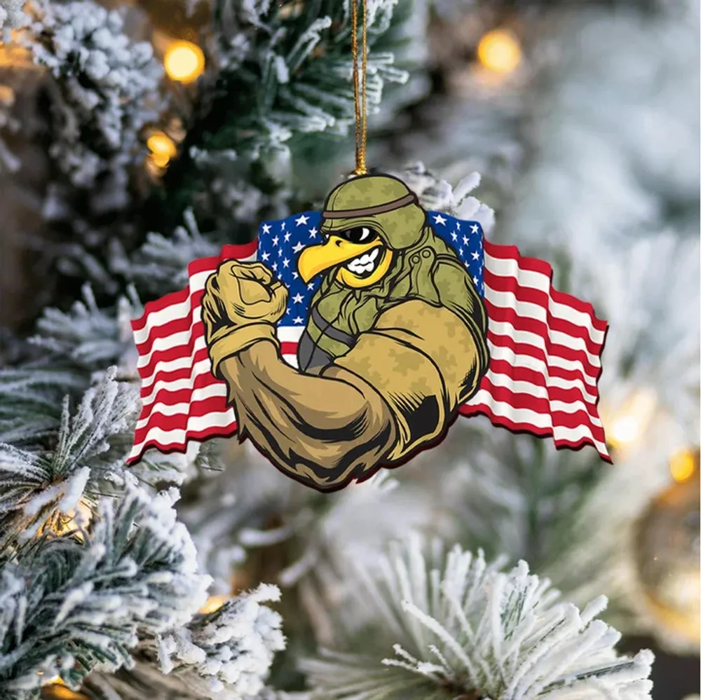 Premium US Veteran Ornament