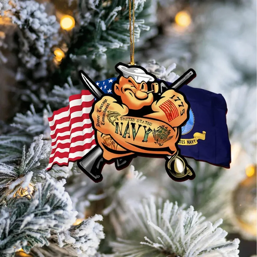 Premium US Veteran Ornament