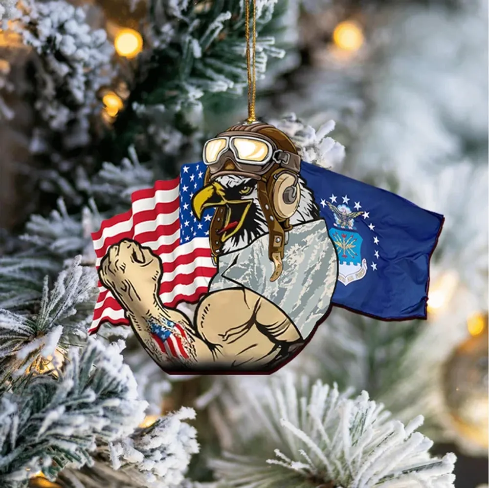 Premium US Veteran Ornament