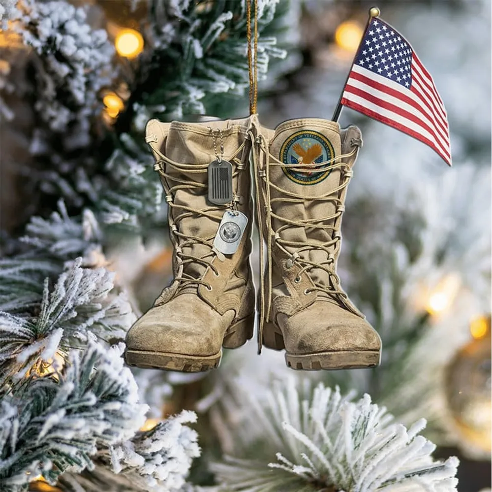 Unique Multiple Services US Veteran Ornament