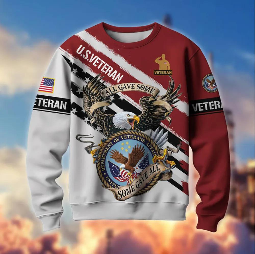 Premium All Gave Some Some Gave All US Veterans Sweatshirt, Gifts For Veterans Day, Gifts For Dad, Gifts For Husband