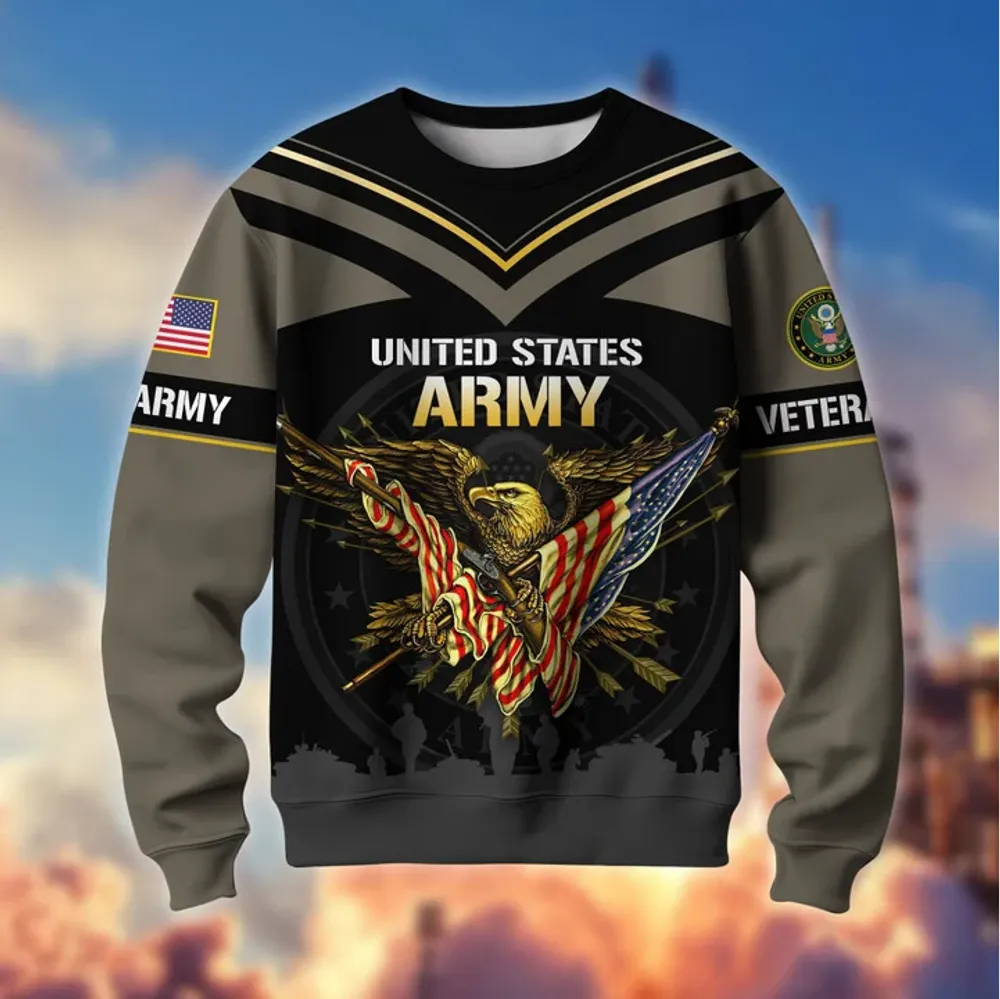 Premium Proudly Served US Veterans Sweatshirt