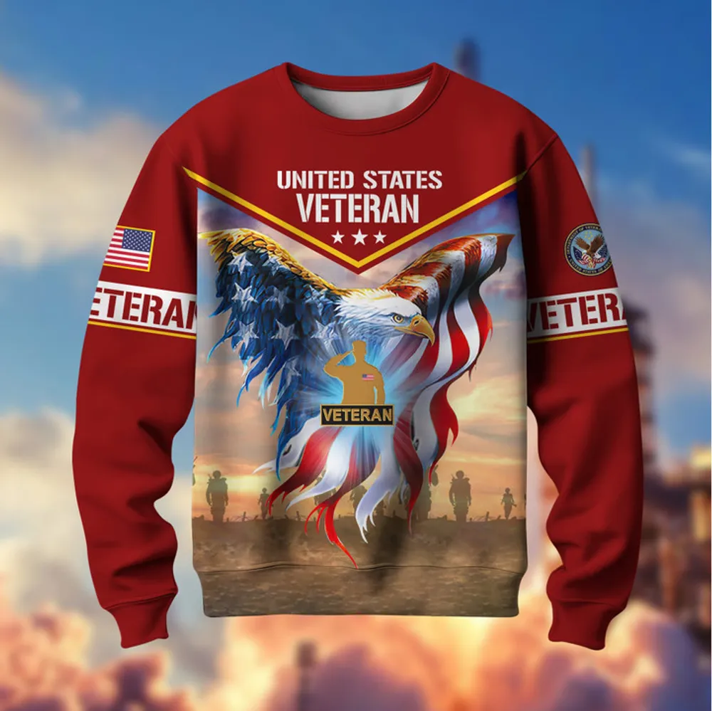 Premium American Pride US Veterans Sweatshirt