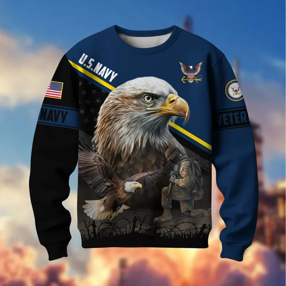 Premium US Multiple Service US Veterans Sweatshirt