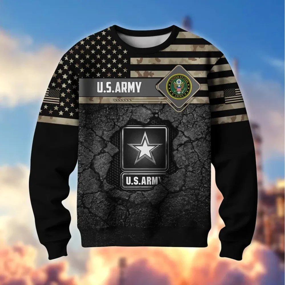 Premium Multiple US Military Services US Veterans Sweatshirt