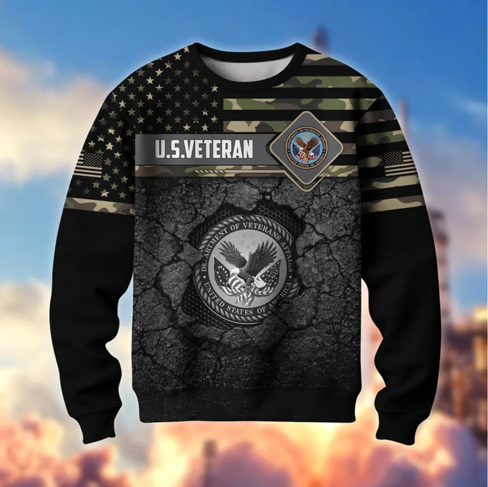 Premium Multiple US Military Services US Veterans Sweatshirt