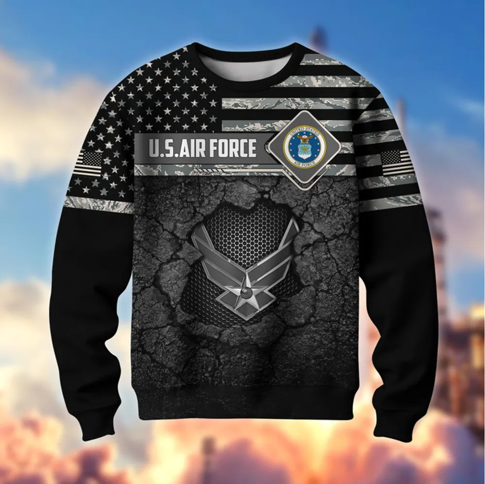 Premium Multiple US Military Services US Veterans Sweatshirt