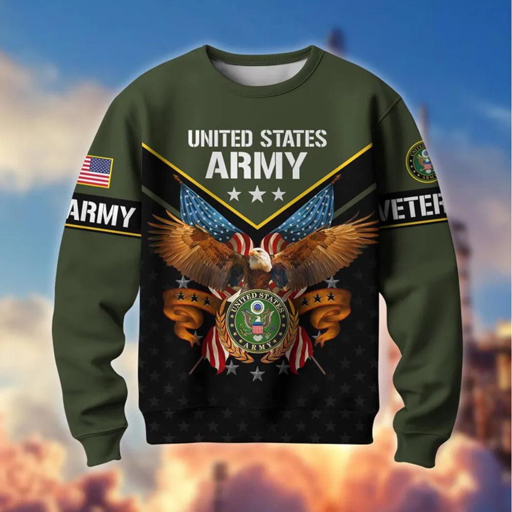 Premium American Pride US Veterans Sweatshirt