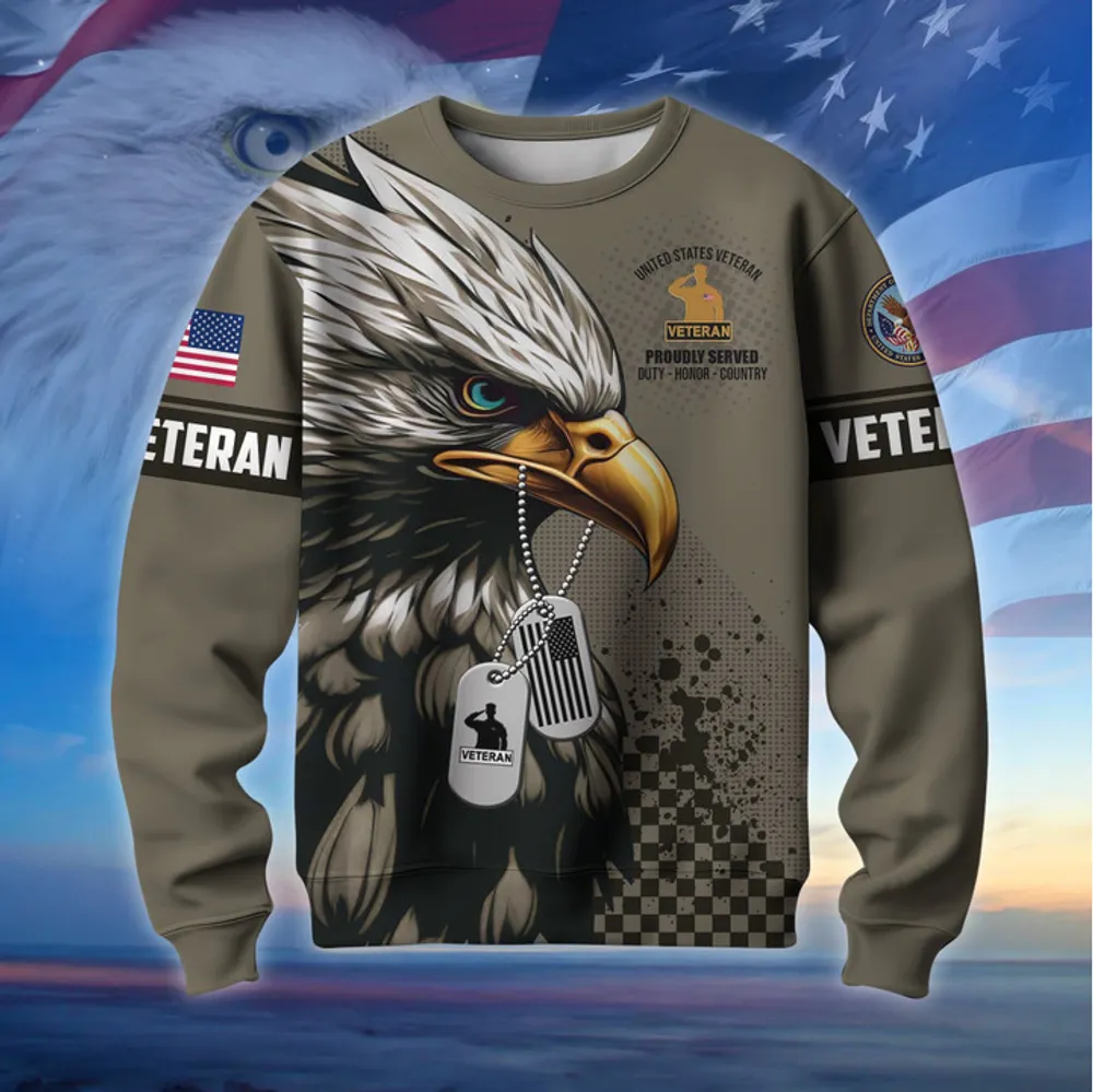 Premium Eagle US Veterans Sweatshirt