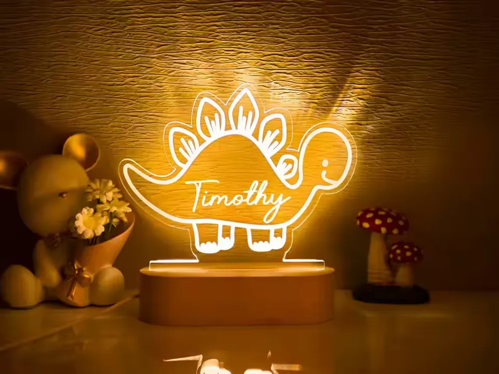 Custom Baby Kids Night Light Personalized Children Name Lamp Nursery Newborn Bedroom Home Decoration Birthday Souvenir Gift