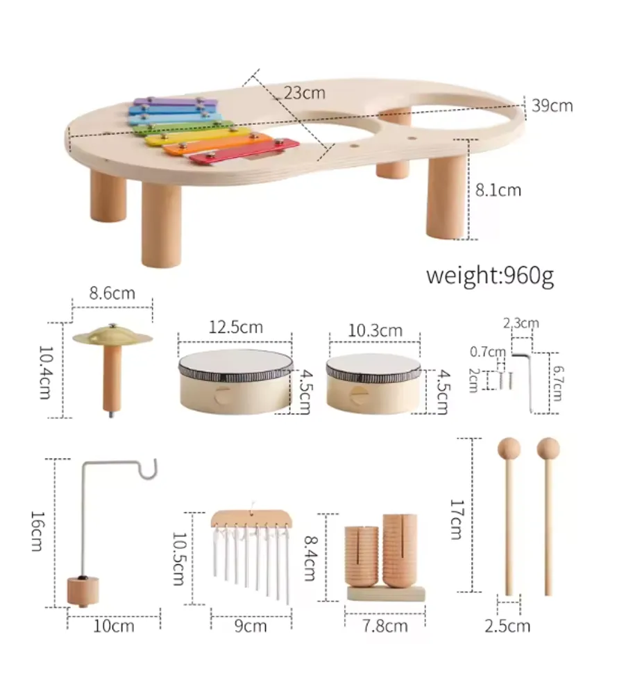 Kids Wooden Montessori Toy Set Children Coffee Machine Kitchen Toys Children Cosplay Play House Educational Toys Block Baby Gift