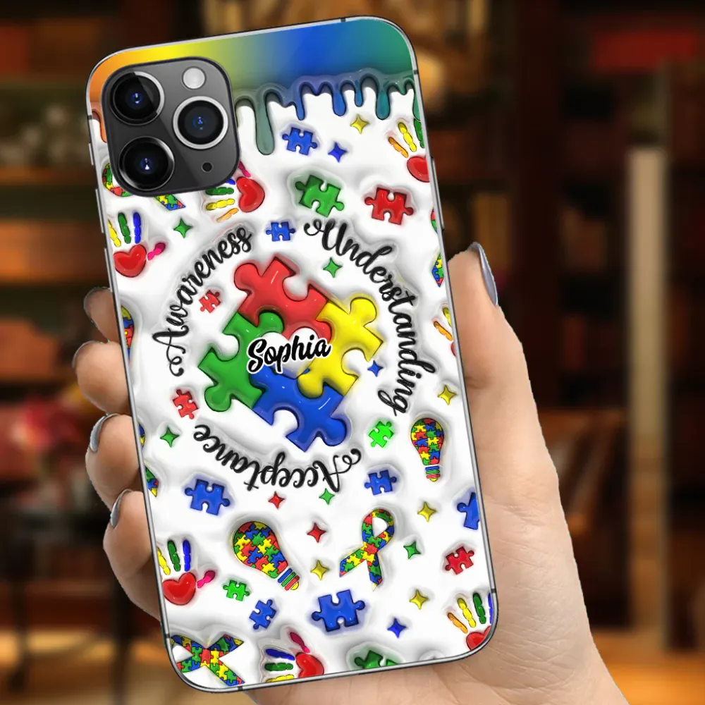 Autism Awareness - Personalized Autism Awareness Phone Case