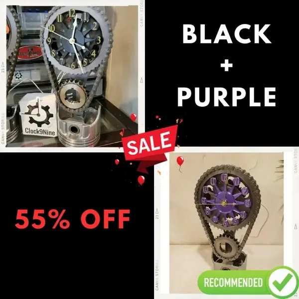 🎁PRE-SALE 50% OFF🔥MOTORIZED ROTATING CHAIN CLOCK