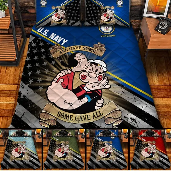 Premium Multiple US Military Services Veteran Bedding Set