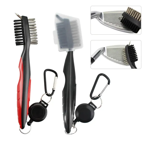 Golf Club Cleaning Brush with Cover Retractable - Free Shipping