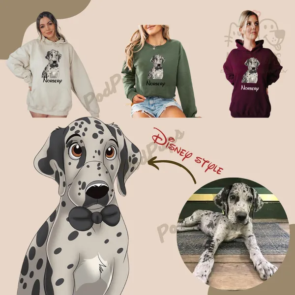 Disney Pet Art Hoodie – Turn Your Pet Into Wearable Art