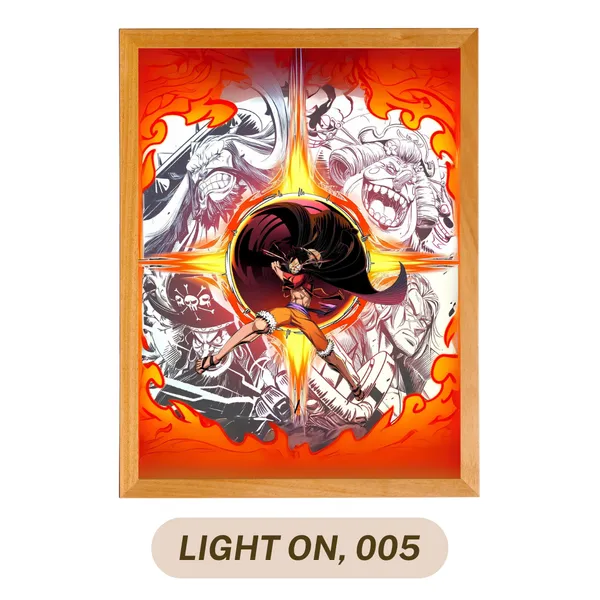 Luffy Rising: Future Pirate King LED Legacy Frame