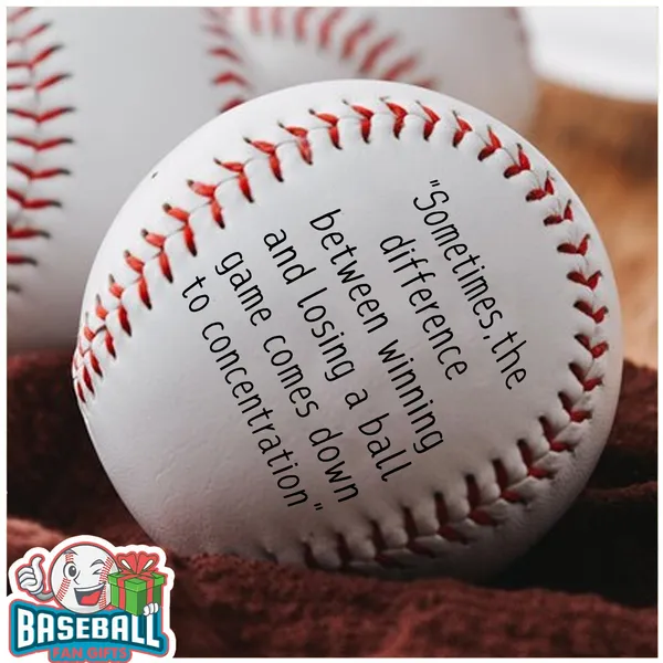 "Sometimes,the difference between winning and losing a ball game comes down to concentration"