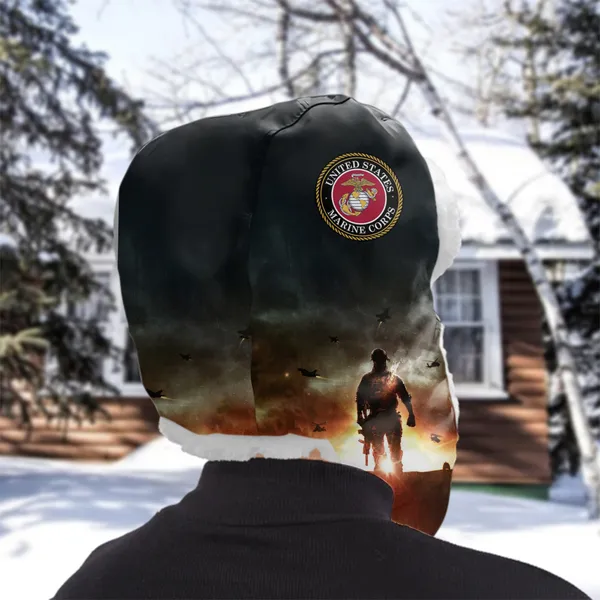 Trapper Hat US Marine