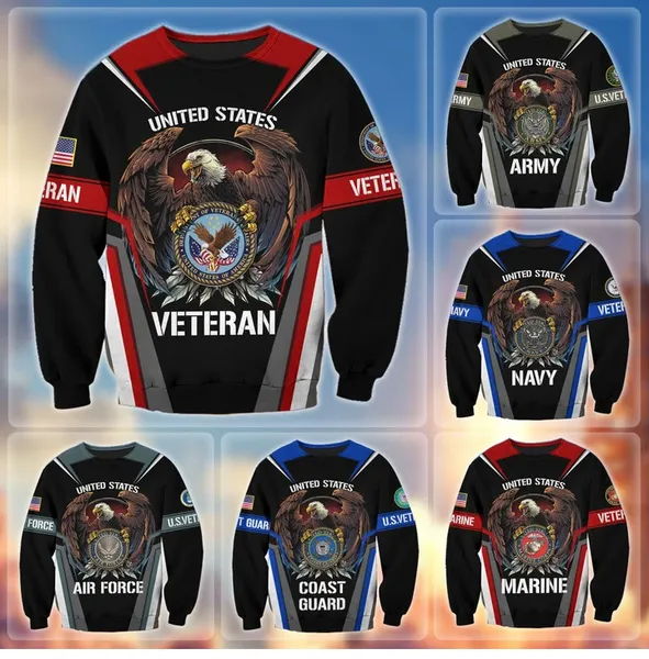 Premium Multiservice US Veteran Sweatshirt