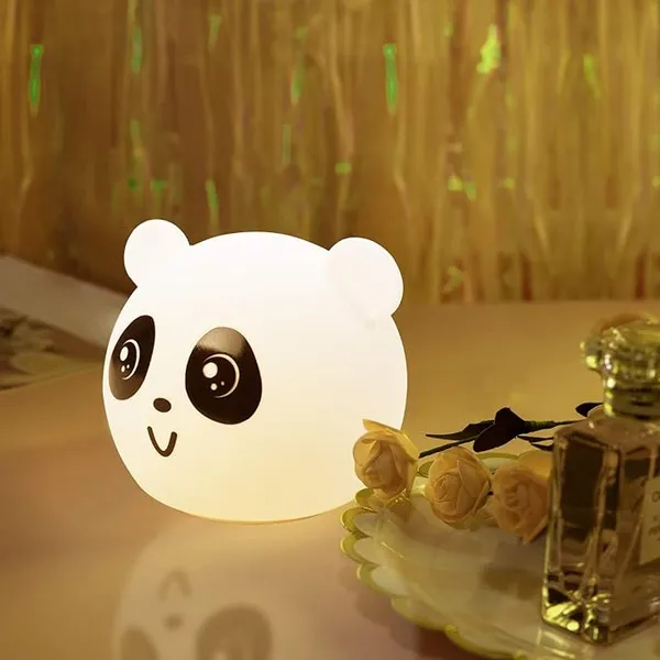 Night Light Panda - 7 Colors LED Nursery Night - Remote Control