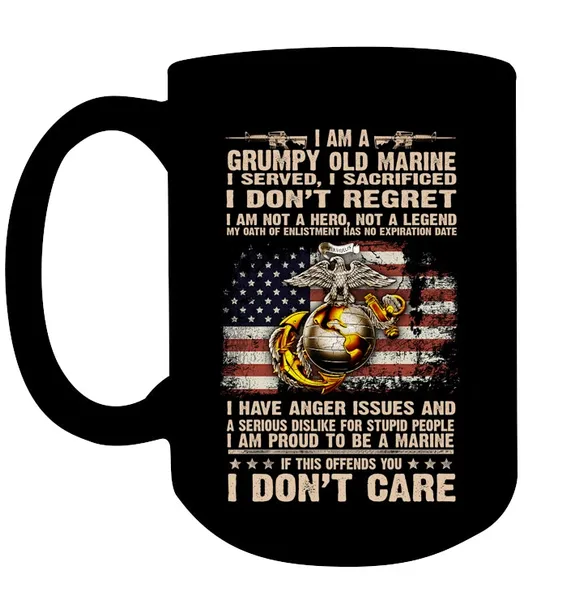 Grumpy old marine