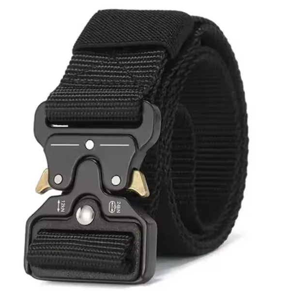 Outdoor Tactical Belt Nylon Outdoor Webbing Belt Tactical Belt With Quick Release Buckle