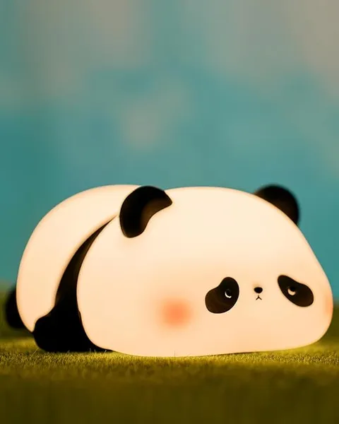 Cute Panda Night Light - LED Squishy Animal Night Lamp -  Room Decor