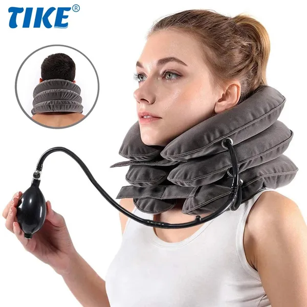 🏆#1 BestSelling🏆 Cervical Neck Traction Device,Relief for Chronic Neck & Shoulder Alignment Pain