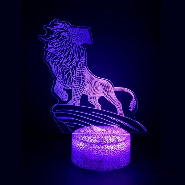 Lion King Style 3D Lamp SH002