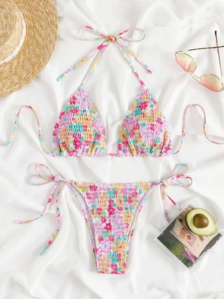 🔥SUMMER VIBE 49% OFF🔥Flower Patterned Bikini For Women