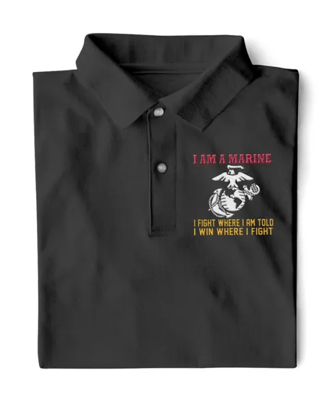 I Am A Marine - Embroidered